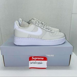 ike Air Force 1 ‘07 Low Light Bone / White Leather CT2302-001 Sz 6M / 7.5W